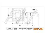 DRIVE+ Gelenksatz, Antriebswelle dp2110103102 für MITSUBISHI