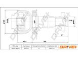 DRIVE+ Gelenksatz, Antriebswelle dp2110103214 für VW
