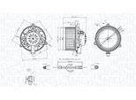 MAGNETI MARELLI Innenraumgebläse 069412742010 für Opel