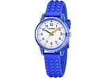 Quarzuhr CALYPSO WATCHES "Junior Collection", blau, Armbanduhren, Kinder, Quarzuhr, Armbanduhr, Silikonarmband, analog