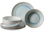 Tafelservice RITZENHOFF & BREKER "Mira", blau, 8, Steingut, Geschirr-Sets, Tafelservice