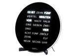 Tischuhr AMS, schwarz, schwarz, Tischuhren, Quarzuhr, Wohnzimmer, Esszimmer