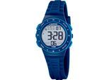 Chronograph CALYPSO WATCHES "Junior Collection", dunkelblau, Armbanduhren, Kinder, Chronograph, Quarzuhr, Armbanduhr, Silikonarmband, digital, Tag, Wochentag, Monat