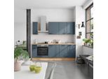 Küchenblock Easytouch Low m. Geräten Dunkelblau
