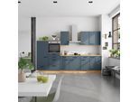 Küchenblock Easytouch Low m. Geräten Dunkelblau