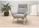 Sessel HOME AFFAIRE "Basic Relaxsessel, Design und Komfort, bequem, Breite 82cm", grau, B:82cm H:102cm T:81cm, 88% Polyester, 12% Polyacryl, Sessel, Sessel, Extra hohe Rückenlehne