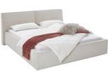 Polsterbett MEISE.MÖBEL "Magnum", beige (beige, beige), B:212cm L:229cm, Betten, Polsterbett, wahlweise mit Bettkasten