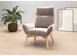 Sessel HOME AFFAIRE "Basic Relaxsessel, Design und Komfort, bequem, Breite 82cm", silber, B:82cm H:102cm T:81cm, 100% Polyester, Sessel, Sessel, Extra hohe Rückenlehne