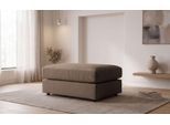 Polsterhocker OTTO HOME "Nivette, weiches Chenille", braun, B:95cm H:45cm T:65cm, 100% Polyester, Hocker, Polsterhocker, 95x65 cm, eine tolle Ergänzung zum Sofa