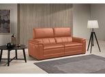2,5-Sitzer EGOITALIANO "Capucine Breite 200cm, hoher Sitzkomfort", rot (brick), B:200cm H:99cm T:97cm, Sofas, 2 5-Sitzer, wahlweise mit elektrisch oder manuell verstellbarer Relaxfunktion