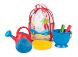Sandform-Set HAPE "Strandrucksack Grundausstattung", bunt, Sand-Spielzeug, KinderB:25cm H:30cm T:12cm, Kunststoff, Sandform-Set, B:25cm H:30cm T:12cm
