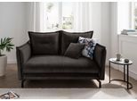Ecksofa HOME AFFAIRE "Lazio modern und bequem, schmale Armlehnen, tolle Detailverarbeitung", grau (anthrazit, türkis), B:168cm H:94cm T:110cm, Sofas, Ecksofa, Armlehnen verstellbar