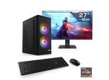 CSL PC-Komplettsystem "Spectrum V25275W", Energieeffizienz: E, schwarz, Microsoft Windows 11 Home (64 Bit), 32 GB RAM 1.000 GB SSD, Computer_Komplettsysteme, PC-Komplettsystem