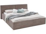 Polsterbett MEISE.MÖBEL "Magnum", grau (taupe, taupe), B:192cm L:229cm, Betten, Polsterbett, wahlweise mit Bettkasten