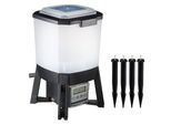 UBBINK Fisch-Futterautomat "Koi Feeder - SOLAR", transparent, B:25,2cm H:42cm L:27,5cm T:42cm, Futterautomaten, Solarbetrieben, Fisch-Futterautomat