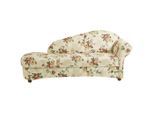 Max Winzer , Gelb, Rot, Beige , Textil , Blume , 191x83x81 cm , Goldenes M, Made in Europe , Rücken echt , Wohnzimmer, Sofas & Couches, Relaxliegen & Récamièren, Récamièren & Ottomanen