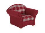 Max Winzer , Rot , Textil , Buche , 96x83x81 cm , Goldenes M, Made in Europe ,
