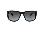 Ray-Ban Zonnebril Justin 4165 622/T3 Zwart Rubber Grijs Verloop Gepolariseerd
