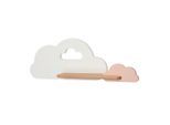 Möbelix , Weiß, Pink , Holz, Metall, Holzwerkstoff , Eiche , Wolke , 12x18.5x53 cm , RoHS, Europäischer Sicherheitsstandard , einfach zu transportieren , Beleuchtung, Innenleuchten, Wandleuchten, Kinderzimmer Wandleuchten