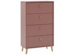 Mid.you , Mauve , Holzwerkstoff , Eiche,Eiche , massiv,massiv , 4 Schublade(n) Schubladen , 60.1x101.3x33 cm , Beimöbel erhältlich, stehend, in verschiedenen Holzdekoren erhältlich ,