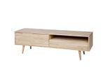 Livetastic , Eichefarben , Holz , Eiche , massiv , 1 Fächer , 1 Schublade(n) Schubladen , 150x47x44 cm ,