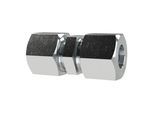 Riegler Gerade Verschraubung, Rohr-Außen-Ã˜ 14 mm, Stahl verz., PN bar 630 (GV14SST)