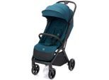 Fillikid Buggy Cooper, Türkis, Textil, 50x107x69 cm, Feststellbremse, Fußstütze abklappbar, 5-Punkte-Gurt, Einhand-Faltmechanismus, Baby on Tour, Kinderwagen, Buggys