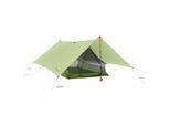 Sea to Summit - Escapist Mesh Bug Shelter TR2 - Insektenschutz Gr 132-120 x 220 cm grün