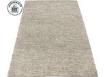 Wollteppich OTTO HOME "Wolly, Wolle" Gr. 5, beige (sand), B:200cm H:14mm L:200cm, Wolle, Teppiche, Wollteppich, handgewebt, Handweb Teppiche, Wohnzimmer, Schlafzimmer, Esszimmer