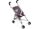 Puppenbuggy CHIC2000 "Roma, Mini-Buggy", bunt (navy rosa), Puppenwagen, KinderB:29cm H:57cm T:50cm, Kunststoff, Metall, Stoff, Puppenbuggy, B:29cm H:57cm T:50cm
