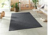 Teppich HANSE HOME "Trenzado", grau (dunkelgrau), B:160cm H:10mm L:230cm, Polypropylen, Teppiche, Teppich, In- & Outdoor, Handmade-Look, Läufer, Wetterfest, Balkon, Wohnzimmer