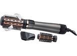 Warmluftbürste REMINGTON "AS8810 E51 Keratin Prot. Rot. Air Styler", grau (grau, rosé), MultihaarstylerB:34,5cm H:54,3cm T:17,5cm, Warmluftbürste, 1.000 Watt, angereichert mit Keratin & Mandelöl, 3 Aufsätze, B:34,5cm H:54,3cm T:17,5cm