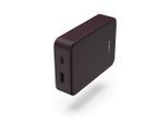 HAMA Powerbank "Powerbank 10000mAh, 2 Ausgänge: USB-C, USB-A", lila, 10.000mAh, Akkumulatoren, Powerbank