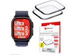 DISPLEX Displayschutzglas "Smartwatch Glass Unbreakable Protector Full Cover", transparent, B:9cm H:2,2cm T:13,5mm, Displayfolien, Displayschutzfolie, kratz- & stoßfest, Displayschutzglas