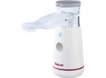 Inhalationsgerät BEURER "IH 47, akkubetriebener, kompakter Inhalator, für zuhause und unterwegs", weiß, InhalationsgeräteB:5,9cm H:4,8cm T:11,5cm, Kunststoff, Inhalationsgerät, Hygienische Anwendung dank integrierter Selbstreinigungsfunktion, B:5,9cm H:4,8cm T:11,5cm