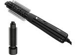 Warmluftbürste BRAUN "AS1.5, für kurzes Haar und Volumen, BRAS150E", schwarz glänzend, Multihaarstyler, Warmluftbürste, 300W, 3 Stylingstufen, Rundbürstenföhn mit 2 Aufsätzen, sehr kompakt