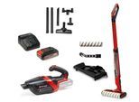 EINHELL Hartbodenreiniger "CLEANEXXO + TE-HV 18/06 Set", rot (rot, schwarz), B:119,5cm H:21,5cm T:31,5cm, Mehrzwecksauger, inkl. Akku 18V/2,5Ah und Ladegerät, Hartbodenreiniger