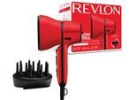 Haartrockner REVLON "Haartrockner mit Luftstromregelung - REVLON Airflow Control, RVDR5320E", rot, HaartrocknerB:22cm H:27cm T:7cm, Kunststoff, Haartrockner, kompakter Trockner, Frisierdüse + Lockenverstärkungs-Diffusor, 2000 W, B:22cm H:27cm T:7cm