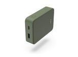 HAMA Powerbank "Powerbank 10000mAh, 2 Ausgänge: USB-C, USB-A", grün, 10.000mAh, Akkumulatoren, Powerbank