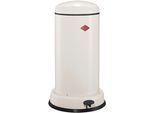 Mülleimer WESCO "Baseboy", beige (sand matt), B:36,2cm H:63,5cm T:36,2cm, Stahlblech, Mülleimer, Mülleimer, Abfallsammler mit Dämpfer + Dämpferhalterung 20 Liter