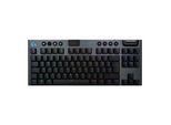 Logitech G G915 X LIGHTSPEED TKL – flache kabellose Gaming-Tastatur mit Double-Shot-PBT-Tastenkappen
