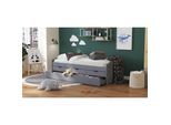 Funktionsbett "Aus eins mach zwei" 90x200 - grau