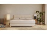 BRUNO Familienbett 240x200cm in Beige | XXL Boxspringbett Premium | mehrfach ausgezeichnet in Design & Qualität