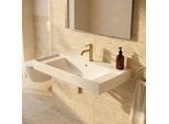 CARLDIX x LAUFEN Waschtisch 80 cm A91002008001 Weiß, 800 x 460 mm, mit Überlauf und Hahnloch, Wandmontage