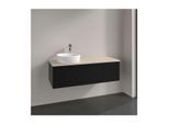 Villeroy und Boch Antao Waschtisch-Unterschrank K33113PD 120x36x50cm, Waschbeckenplattenfarbe botticino, black matt lacquer
