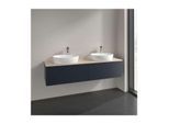 Villeroy und Boch Antao Waschtisch-Unterschrank K39053HG 160x36x50cm, Hahnlochbohrung, Waschbeckenplattenfarbe botticino, midnight blue matt lacquer