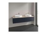 Villeroy und Boch Antao Waschtisch-Unterschrank K28013HG 160x36x50cm, Waschbeckenplattenfarbe botticino, midnight blue matt lacquer