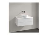 Villeroy und Boch Antao Waschtisch-Unterschrank K19010MT 80x36x50cm, Waschbeckenplattenfarbe Lack, white matt lacquer