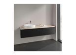 Villeroy und Boch Antao Waschtisch-Unterschrank K37013PD 160x36x50cm, Waschbeckenplattenfarbe botticino, black matt lacquer
