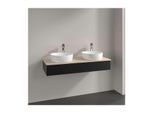 Villeroy und Boch Antao Waschtisch-Unterschrank K13013PD 120x19x50cm, Waschbeckenplattenfarbe botticino, black matt lacquer